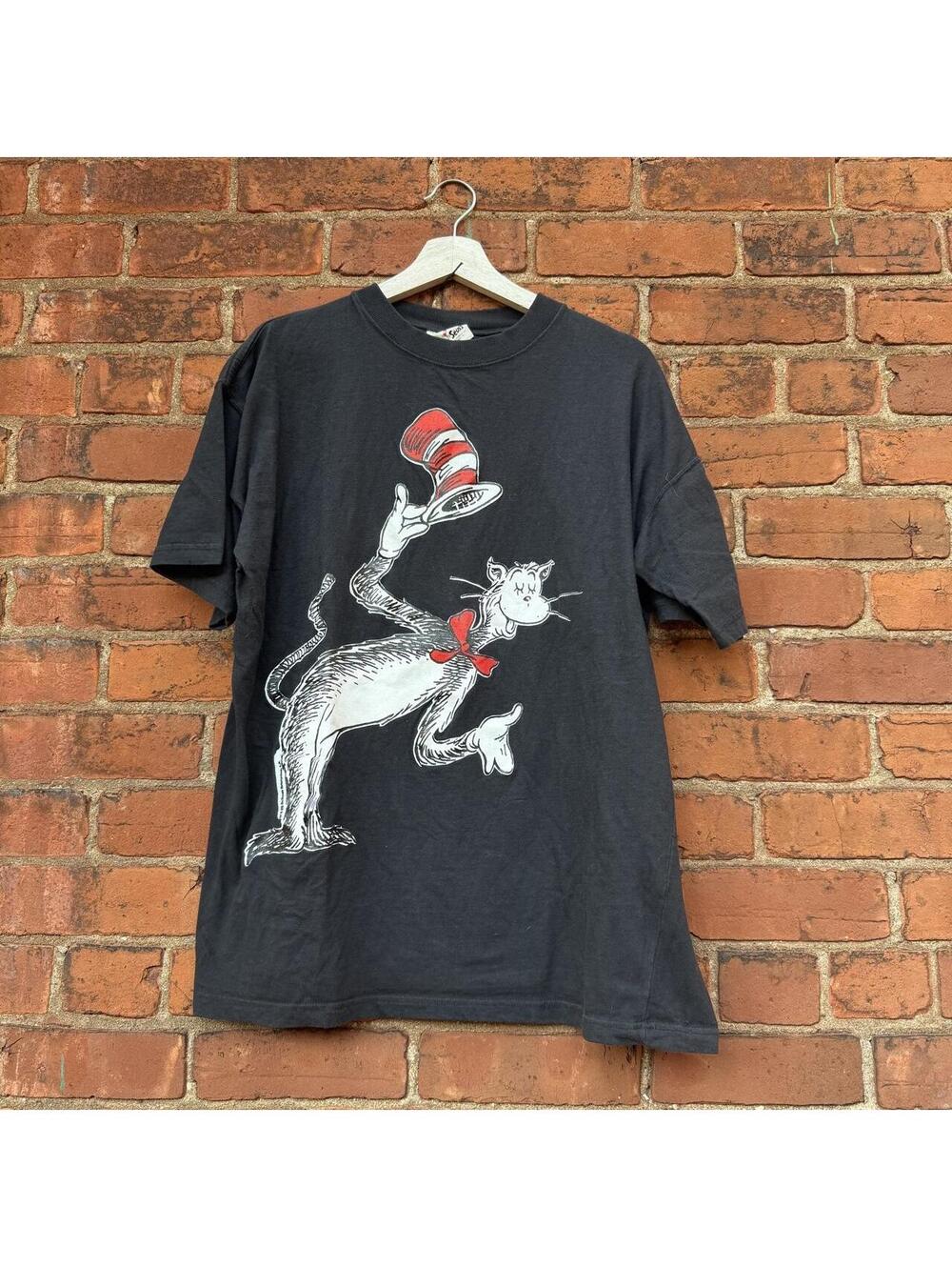 vintage dr Seuss cat in the hat t shirt 90s/00s L/XL